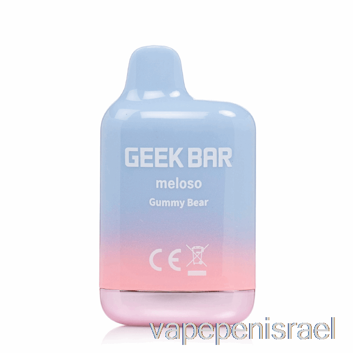 חד פעמי Vape Israel Geek Bar Meloso Mini 1500 דוב גומי חד פעמי